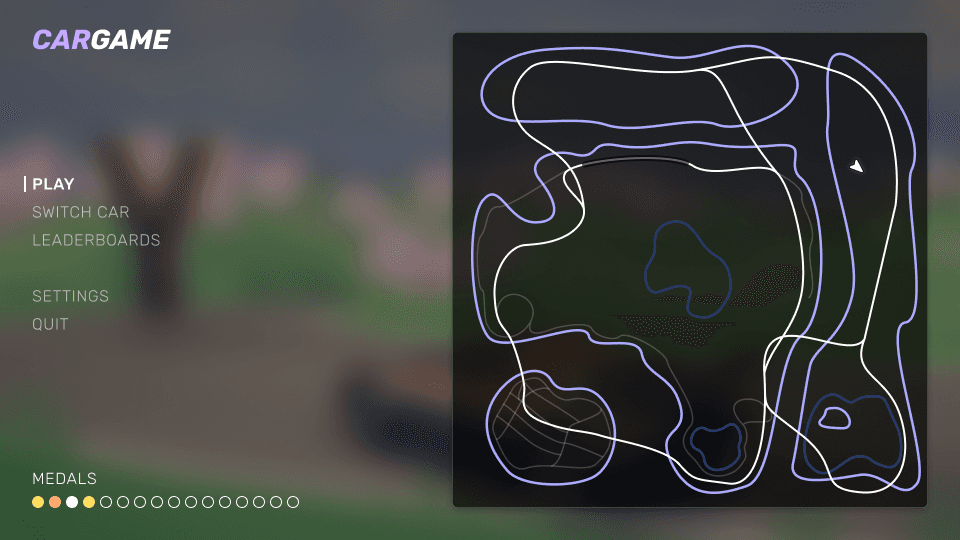 Screenshot of the pause menu